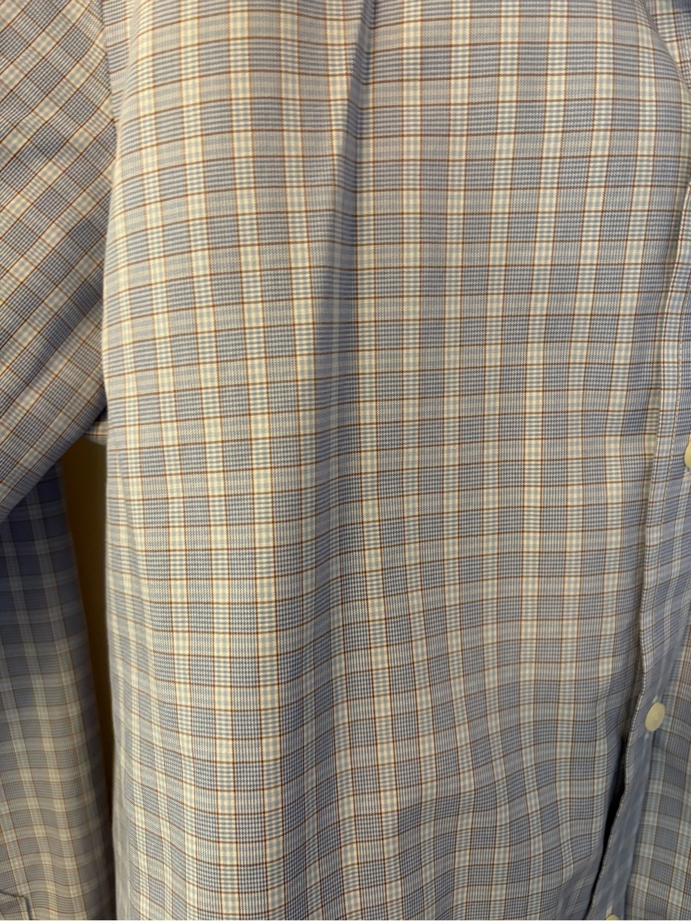 Jos. A. Bank Light Blue Windowpane Dress Shirt - Picture 5 of 6